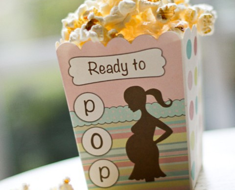 Ready To Pop Baby Shower Theme And Popcorn Favor Boxes
