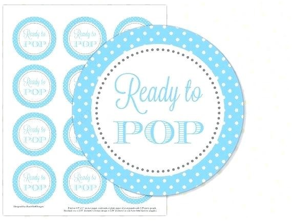 Ready To Pop Labels Template Free Luxury Pictures