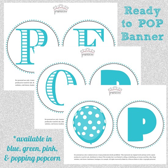 Ready To Pop Printable Baby Shower Banner Printables
