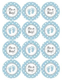 Ready To Pop Printable Labels Free Baby Shower Ideas Pinterest Stickers Template