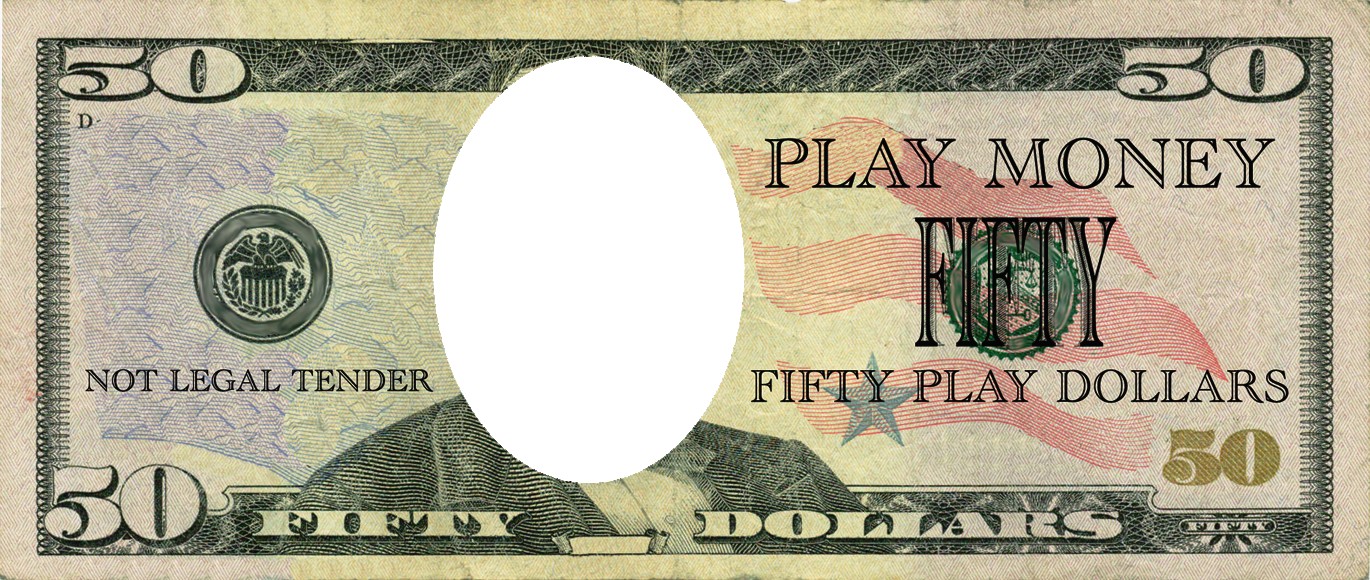 Realistic Play Money Templates Free Able