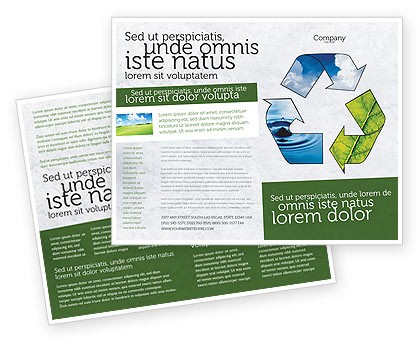 Recycle Brochure Template Design And Layout Download Now 06325 Recycling Free