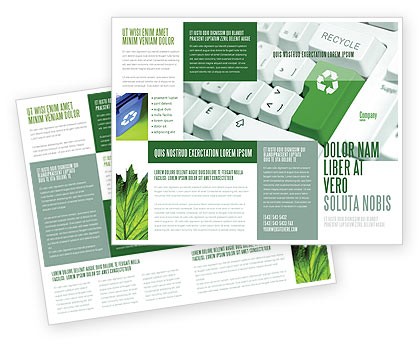 Recycling Technology Brochure Template Design And Layout Download