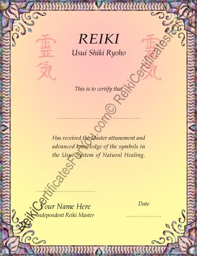 Reiki Certificates Download Free Zrom Tk Level 1 Certificate
