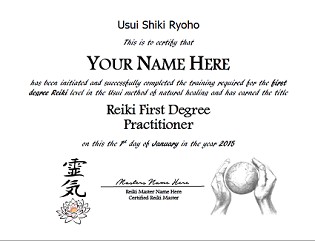 Reiki I II And Master Certificate Templates Package Sherry Free