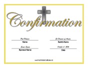 Religious Certificates Free Printable Confirmation Catholic