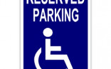 Reserved Parking 108 Handicap Sign Templates Template