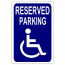 Reserved Parking 108 Handicap Sign Templates Template