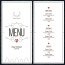 Restaurant Brochure Menu Template Holiday Background And Design Free Blank Christmas Templates
