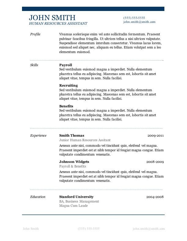 Resume On Ms Word Zrom Tk Online Templates For Mac