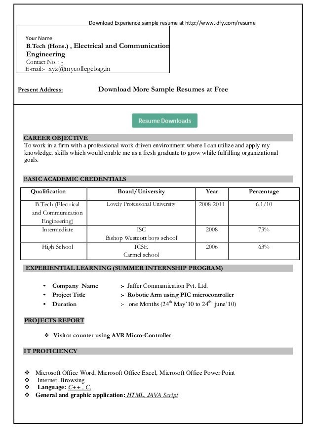 Resume Template 2019 Templates Free Download For Microsoft