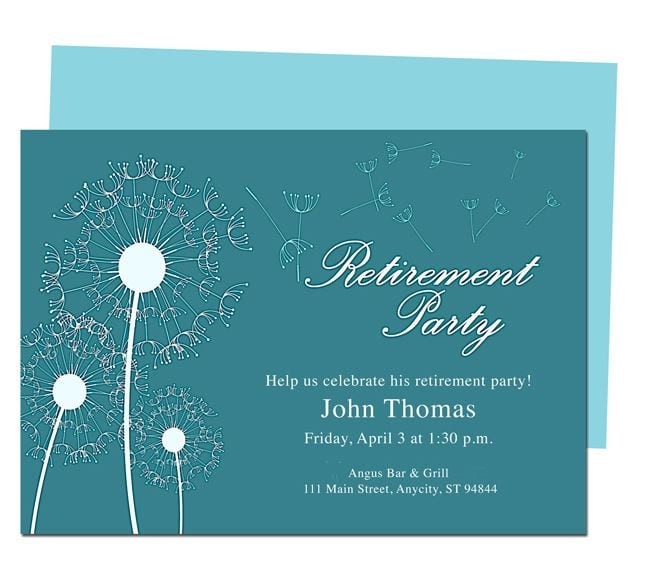 Retirement Party Invites And Sensational Invitations Fitting Aimed Invitation Template