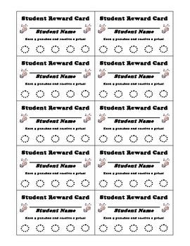 Reward Punch Card Template Zrom Tk Free Printable