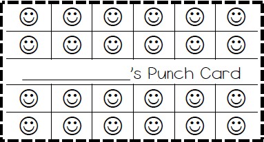 Reward Punch Card Template Zrom Tk Free Printable