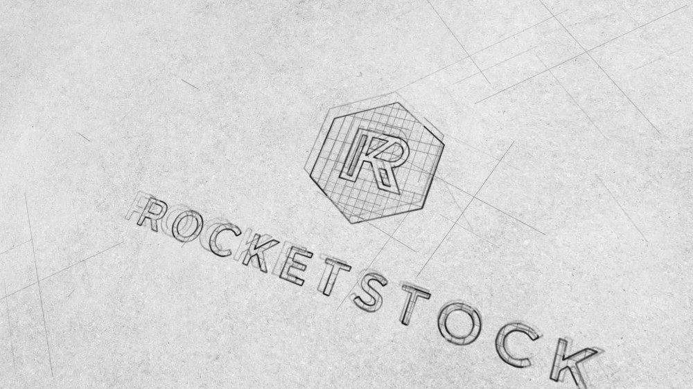 RocketStock Sketchpad Organic Logo Reveal Free After Effects Rocketstock