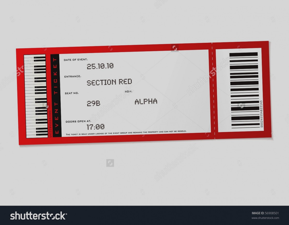 Blank Event Ticket Template from carlynstudio.us