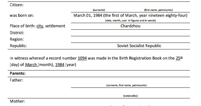 Russian Translation Blog How To Translate Birth Certificate Template