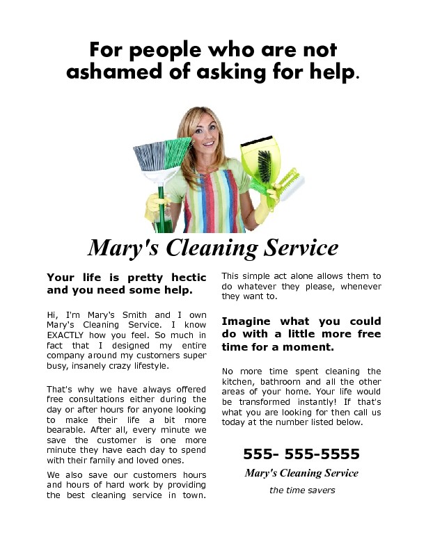 Sample House Cleaning Flyers Zrom Tk Ad Templates