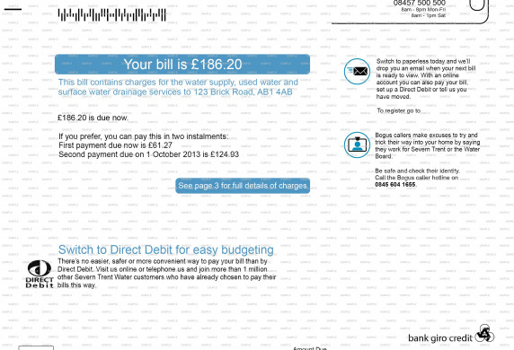 Sample Water Bill Template Fresh Fake Documents Bank Statements Utility Free Download