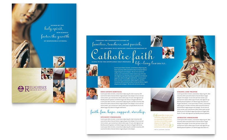School Brochures Templates Learning Center Elementary Brochure Template