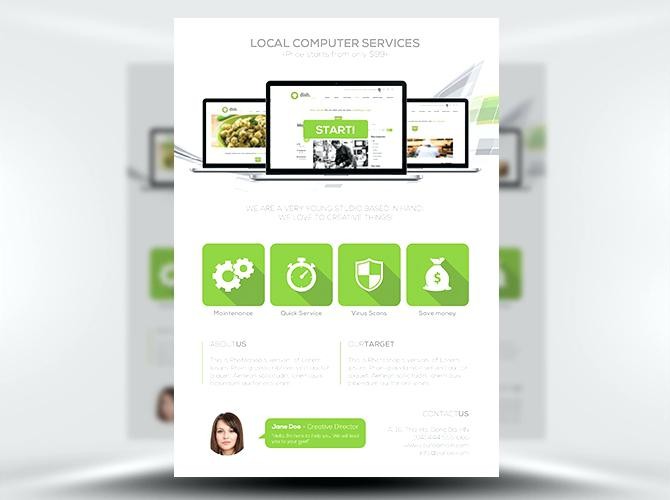 Service Flyer Template Free Flyers Gemz Financial Services