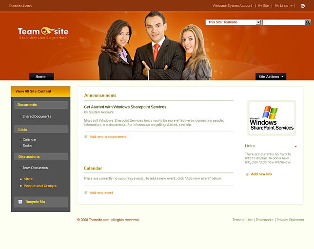 Sharepoint Website Design Templates Com 2010 Themes Free Download