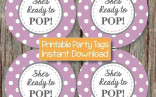 She S Ready To Pop Printable Stickers By On About Labels