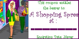Shopping Spree Voucher Recent Deals Certificate
