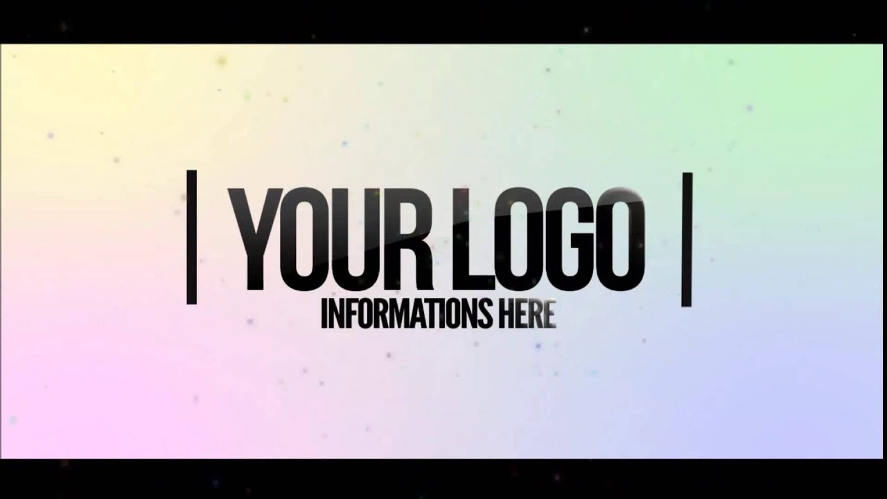 Simple 2D Free Intro Template Adobe After Effects YouTube Youtube Templates