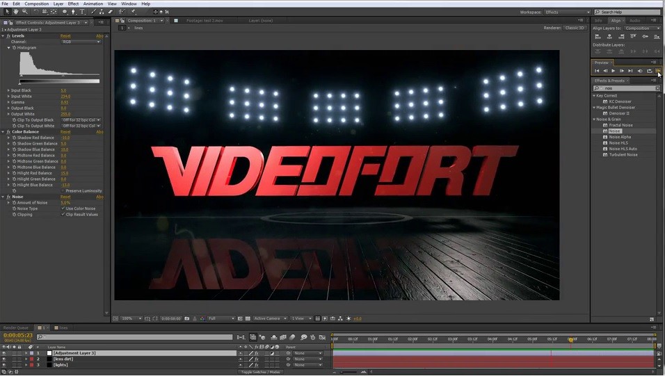 Skillfeed Cinema 4D And After Effects Sports Ident Tutorial
