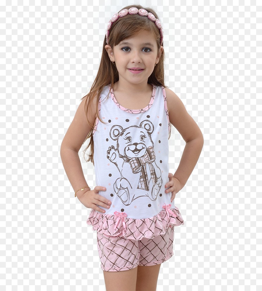 Sleeve Toddler Pink M Nightwear Dress Baby Doll Nightgown Png