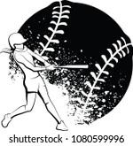 Softball Free Vector Art 502 S