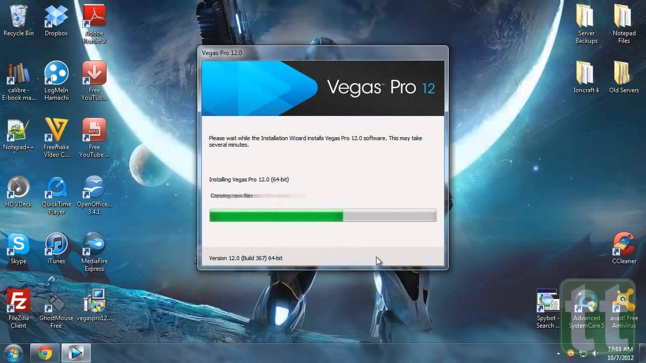 Sony Vegas Pro 12 Crack Patch Free Download Tutorial YouTube
