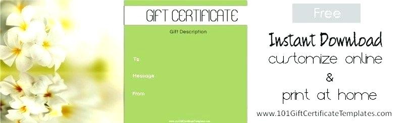 Spa Day Gift Voucher Template Free Pedicure Certificate Updrill