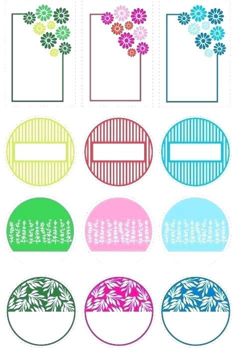Spice Jar Labels Label Template Avery Templates Grocery List Free Pretty