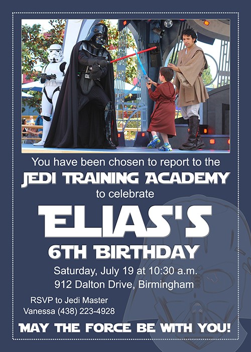 Star Wars Birthday Party With Jedi Training Academy Certificate