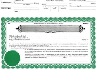 Stock Certificate Form Template Test Gamble Profile Sample Free Share
