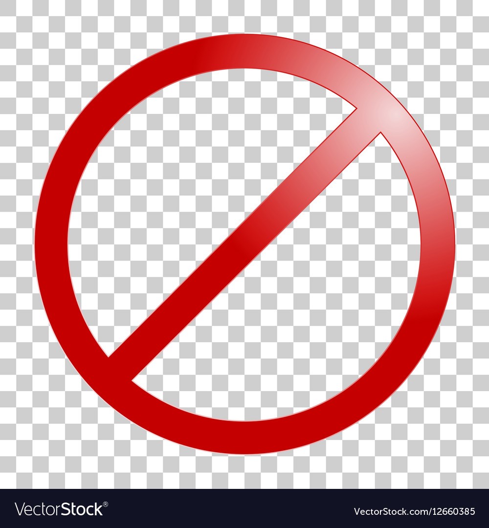 Stop Sign No Template Royalty Free Vector Image