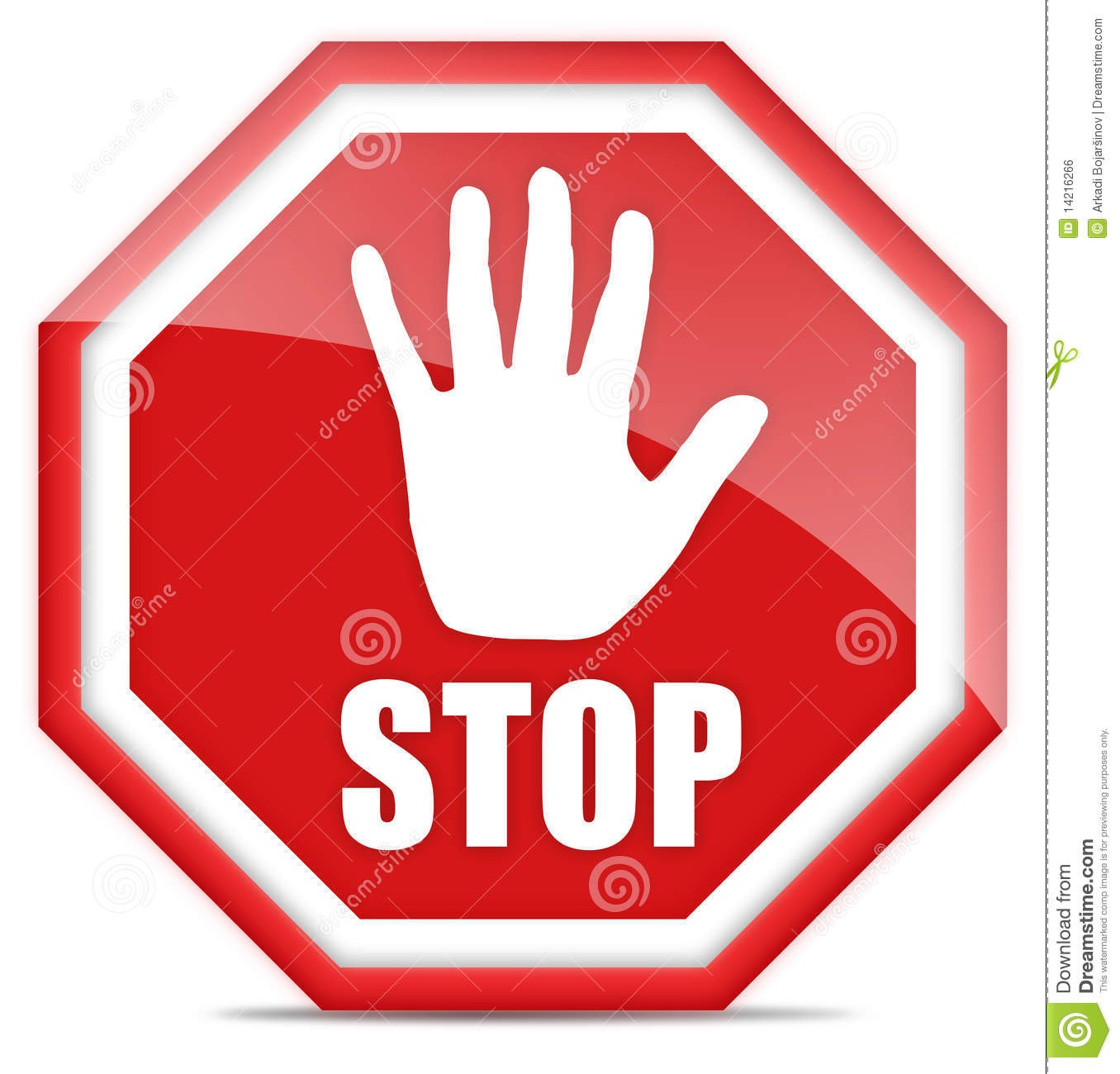Stop Sign Stock Illustration Of Strange 14216266 Image Free