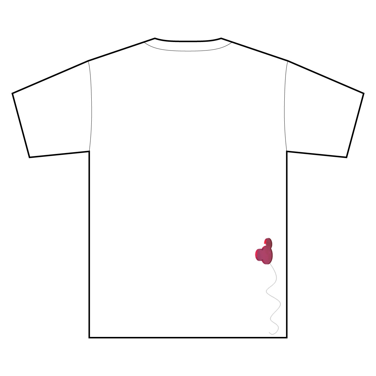T Shirt Back Template Clipart Library Clip Art Of