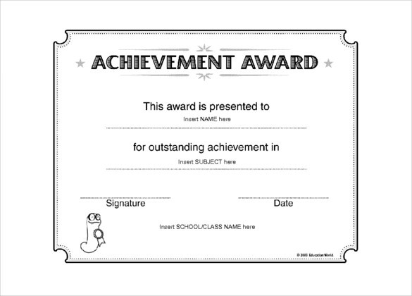 Template Award Ukran Agdiffusion Com Winner Certificate