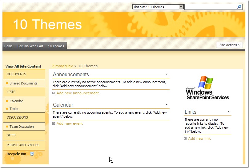 Ten 10 Free SharePoint Themes Visual Overview Sharepoint 2010 Download