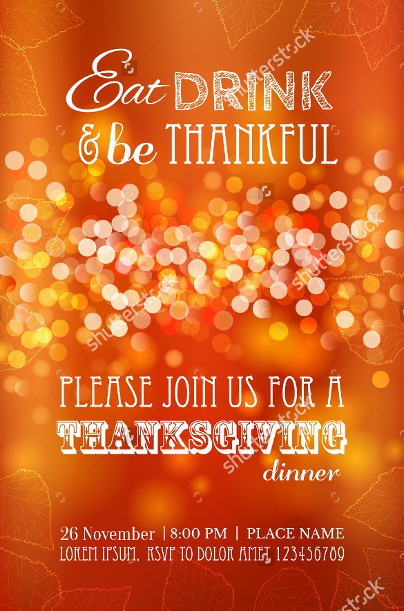 Thanksgiving Menu Template 27 Free PSD EPS Format Download Day Flyer Templates
