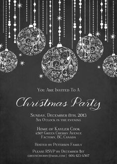 The 30 Best Christmas Invitations Images On Pinterest Xmas Party