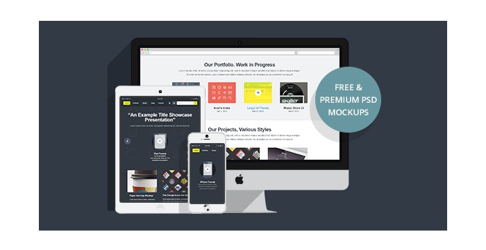 The Best Free And Premium PSD Mockups For Web Designers GT3 Themes Psd