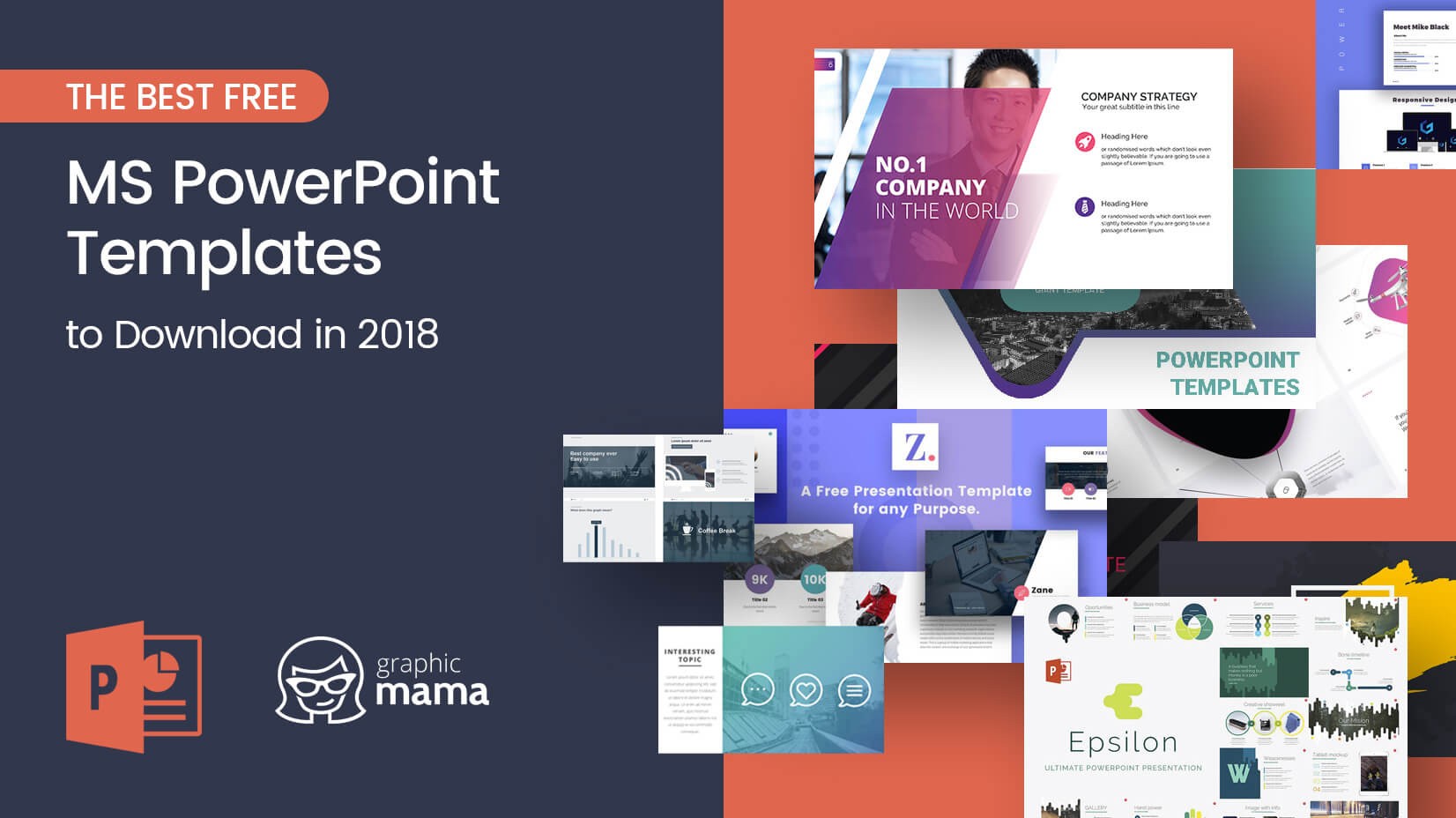 The Best Free PowerPoint Templates To Download In 2018 GraphicMama Cool Powerpoint Themes