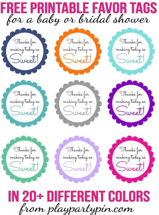 The Sweetest Baby Shower Favors You Ve Ever Seen Printable