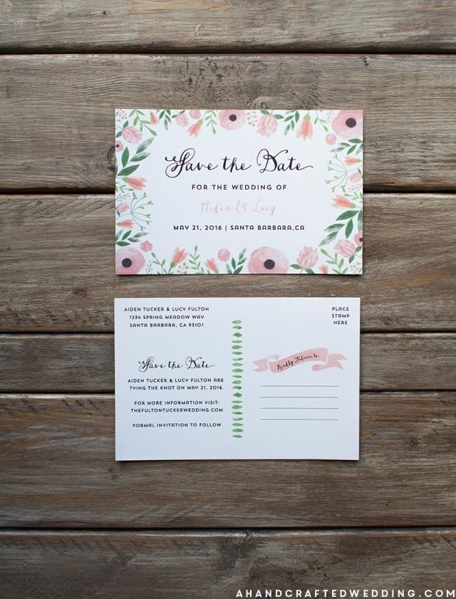 These Free Printable Save The Date Templates Will Help You Create