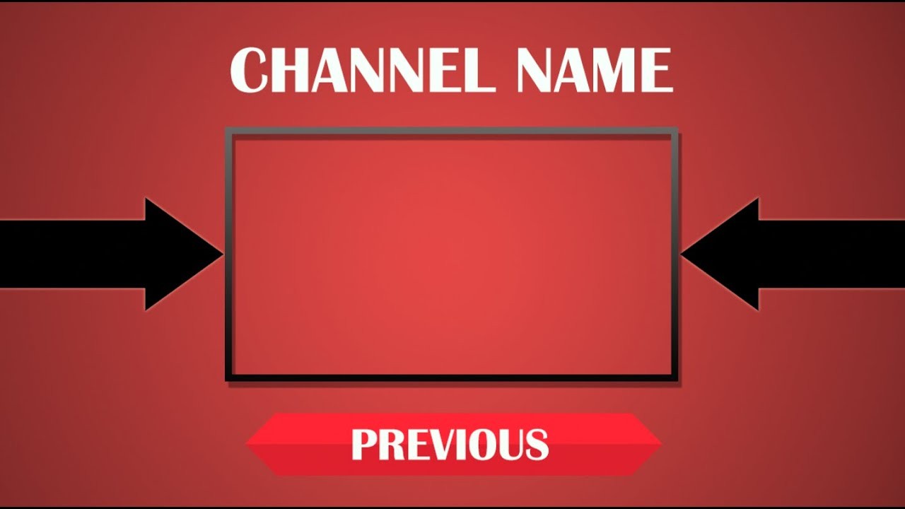 TOP FREE OUTRO TEMPLATE PSD Download Link YouTube Free Outro