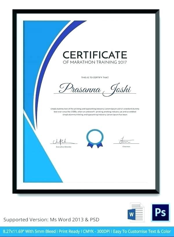 Certificate Template Free Word from carlynstudio.us